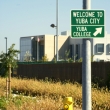 A sign on the road leading students to the sutter county campus