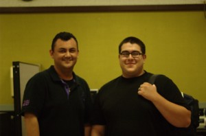 MCOMM-5 students Jose Macedo (19) and Adan Jimenez (20) | Photo By: Alexis Pack