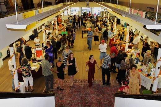 The crowd at Harvest the Arts, at Gallery 34 | Photo by Heather Meunier