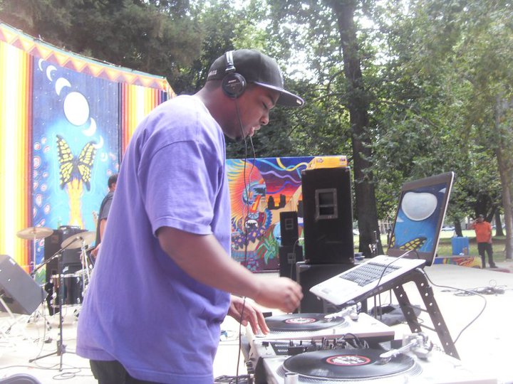 DJ Purd Man in action | photo provided by Nikki Walker