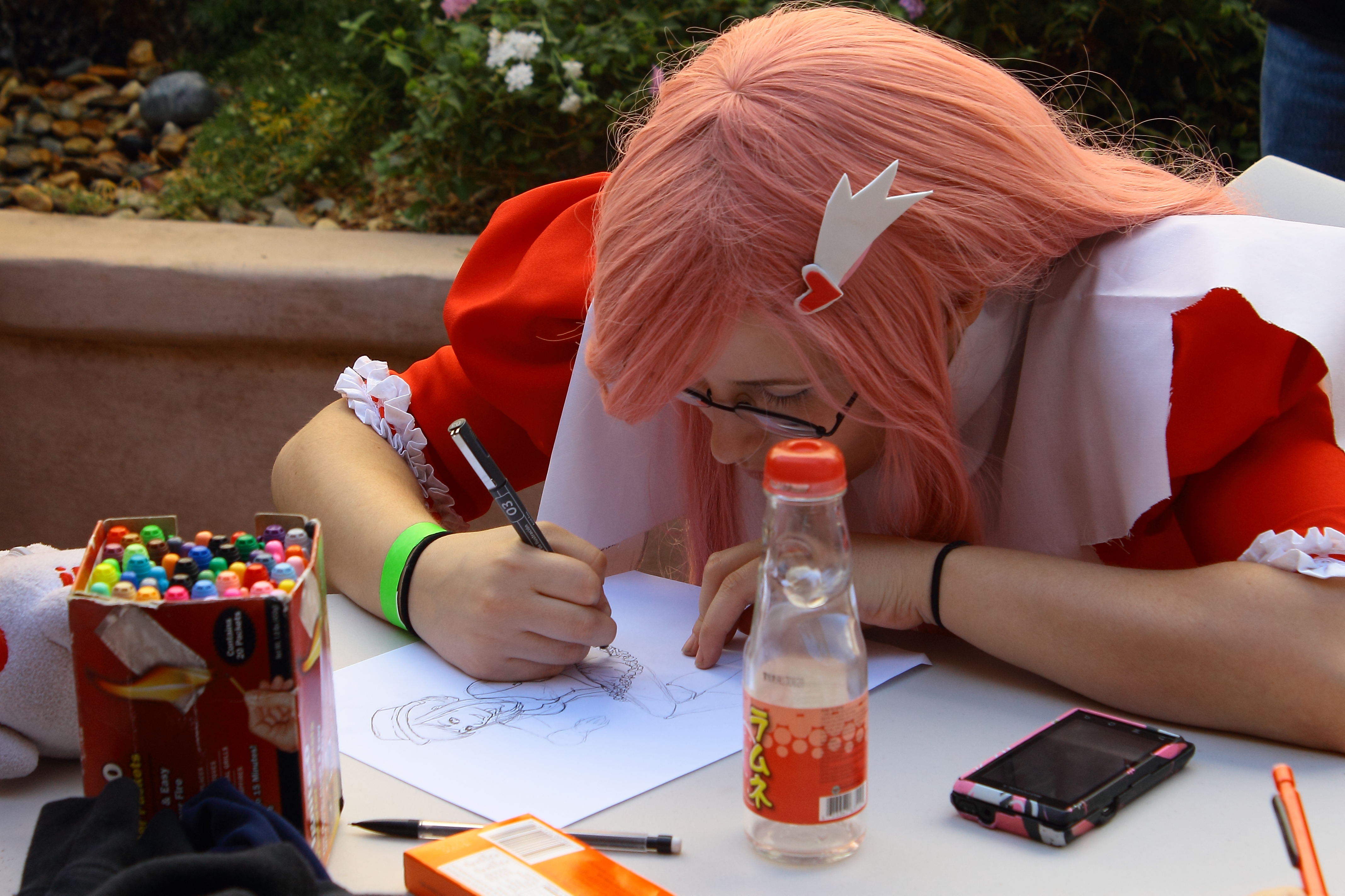 Danielle McCullah, dressed as Himeji, during the Duleing Pencils Contest | Photo by Alexis Grissom-Pack