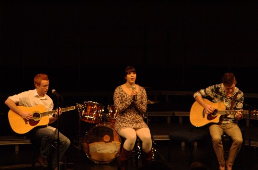From left to right: Cole Martin, Rachael Fuentes, Eric Ringseth | Photo by Alexis Grissom-Pack
