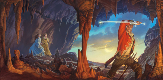 Official cover art for A Memory of Light | Illustrated by Michael Whelan