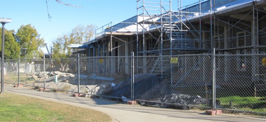 After many months of construction, the new library still isn't ready yet | Photo by TJ Hayes