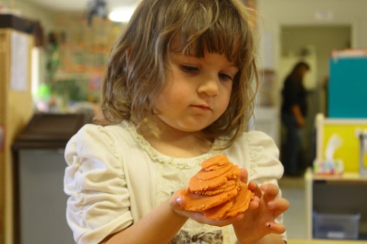 Puddy sculpting is part of the learning process for early children | Photo by Heather Meunier
