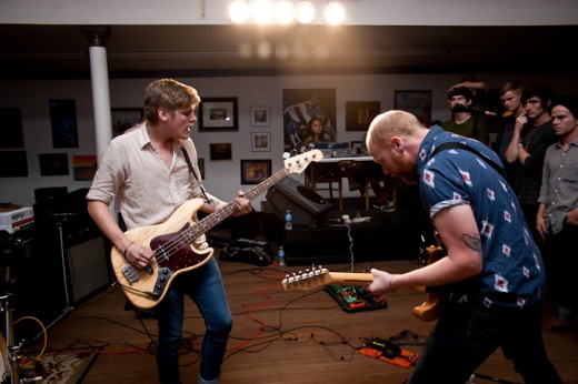 Kansas City, Missouri's Bears and Company playing an intimate show at the Art-o-culture in downtown Marysville.