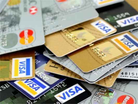 many various credit cards
