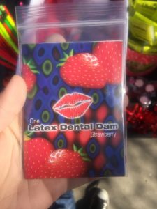 Strawberry Dental Dam