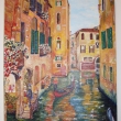 Painting "Gondola Rosso"